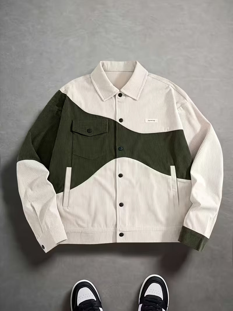 Men's Corduroy Button- Jacket