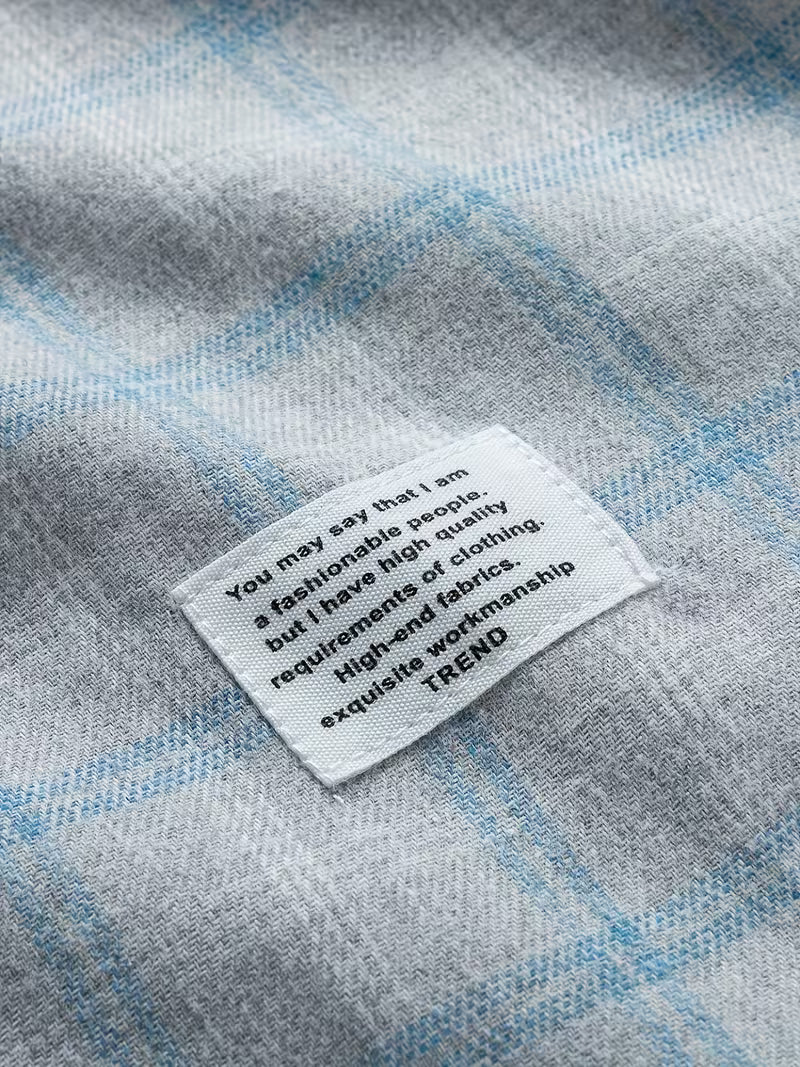 Plaid Long-Sleeve Shirt