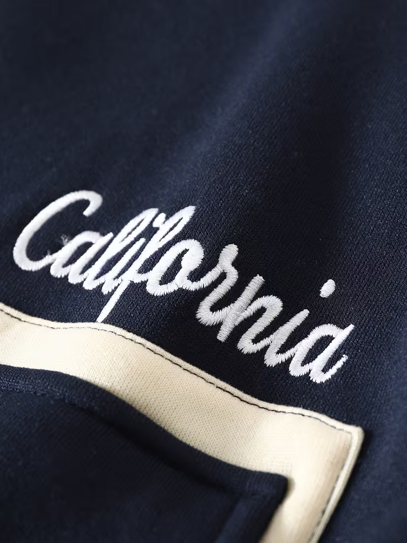 Vintage Color-Block Jacket with Patchwork Design